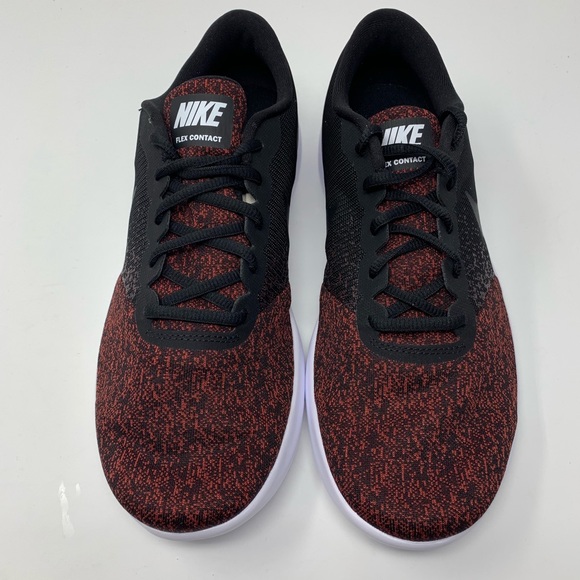 🆕 Nike Flex Contact Running - Black/Dark Team Red - Picture 3 of 8